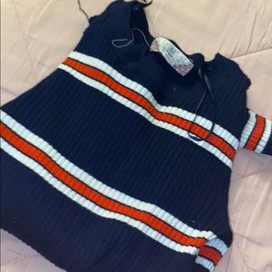 Long sleeve crop top shirt